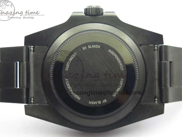 Date Edition 904L A2824 W PVD Submariner V6F Blaken 1:1 Best 0213